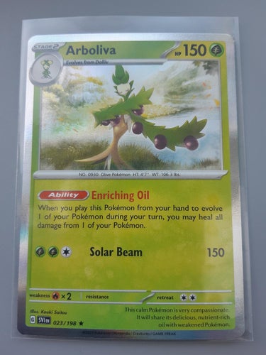 ARBOLIVA - 023/198 - HOLO - Scarlet & Violet Base - POKEMON