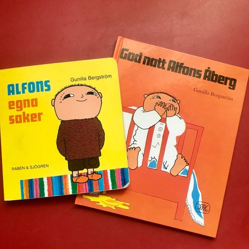 ALFONS EGNA SAKER + GOD NATT, ALFONS ÅBERG Gunilla Bergström