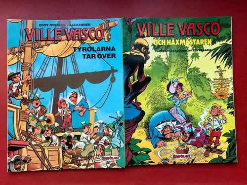 4 album med VILLE VASCO Eddy Ryssack