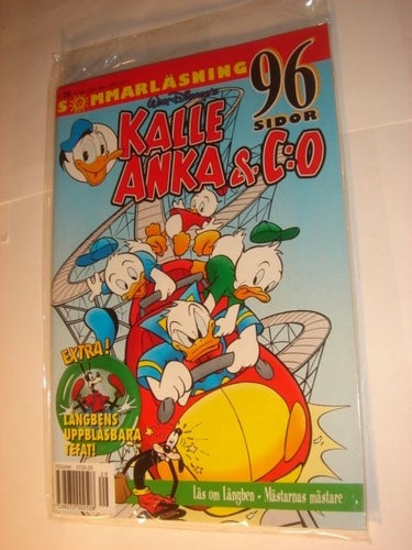 KALLE ANKA & Co I ORIGINAL PLAST leksak 2000 29 TJOCKT