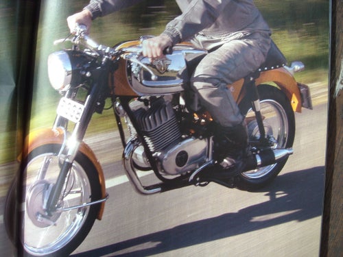 mc Maico125 SS " Fullt ös mellan varven"