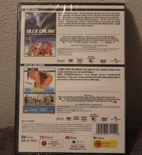 2 FILM BOXSET BLUE CRUSH/THE BIG BAD SWIM NY INPLASTAD
