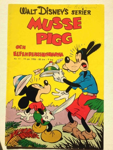 Walt DisneyÂ´s Serier - 1956:11 VG-FN