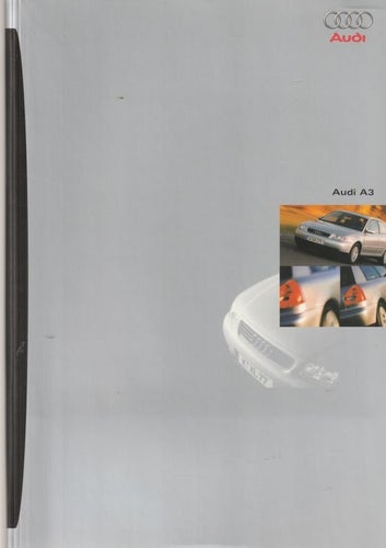 Audi A3 1997 försäljningsbroschyr