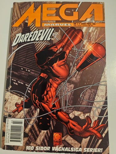 Mega Marvel nr 3 2000 – Daredevil (Tjock utgåva 180 sidor)