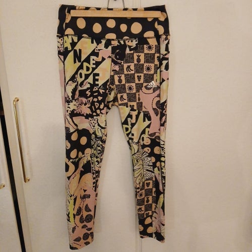 FARM Rio Adidas flerfärgade leggings, storlek L