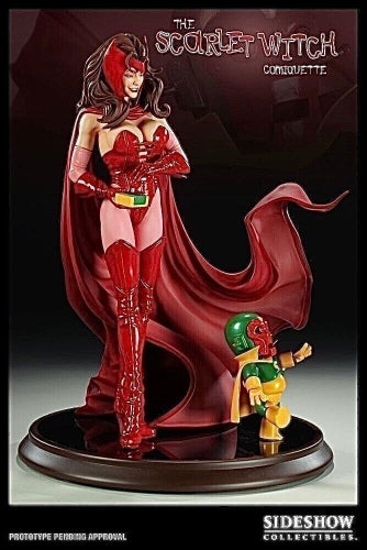 Scarlet Witch och Vision Comiquette Staty Sideshow Collectibles
