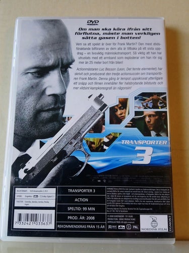 Transporter 3, dvd