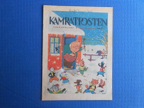 Kamratposten nr 2 1953 Stockholm tunnelbana Björnstjerne Björnson Urshult