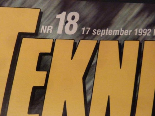 TEKNIKENS VÄRLD, NR 18 - 1992, TIDNING