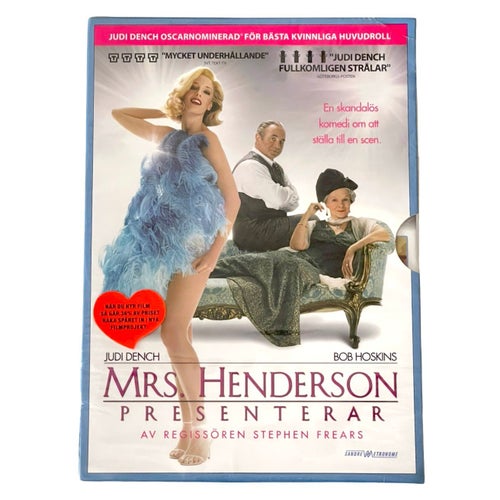 Mrs. Henderson presenterar, Inplastad DVD NY
