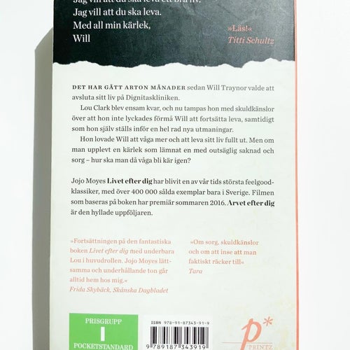 ARVET EFTER DIG - JOJO MOYES - POCKET