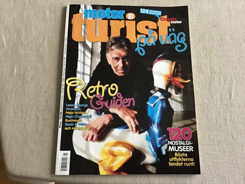 MOTOR TURIST PÅ VÄG NR 21 LASSE ÅBERG, SAAB,VOLVO,SCANIA VABIS