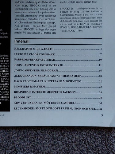 Shock The Magazine Nr 1 September 1993