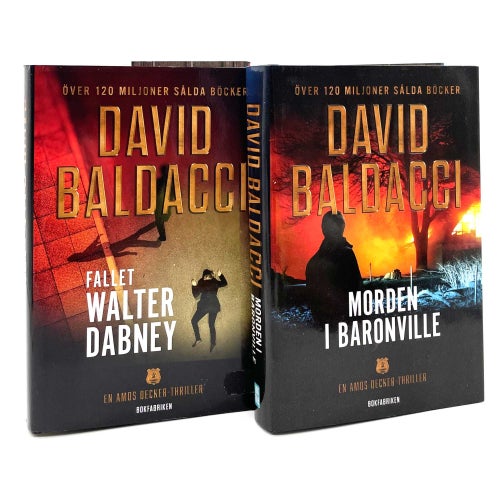 Amos Decker del 3-4 av David Baldacci (inbundna)