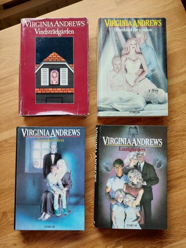 Virginia Andrews / Romansvit / Bokpaket , 4 böcker