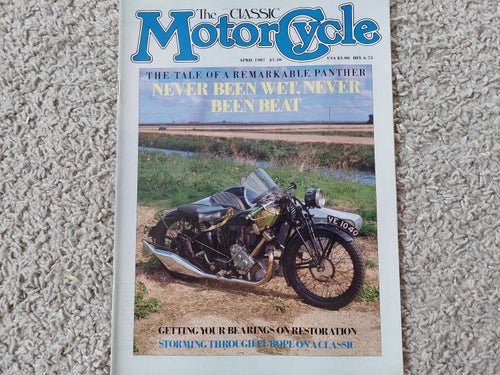 Classic MotorCycle apr. 1987