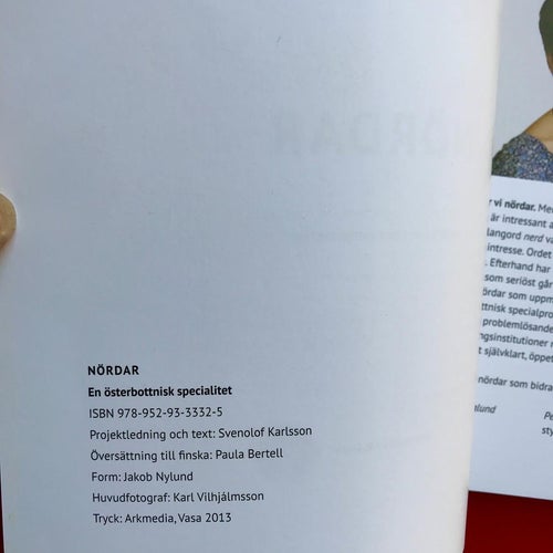 NÖRDAR: en österbottnisk specialitet Svenolof Karlsson 2013