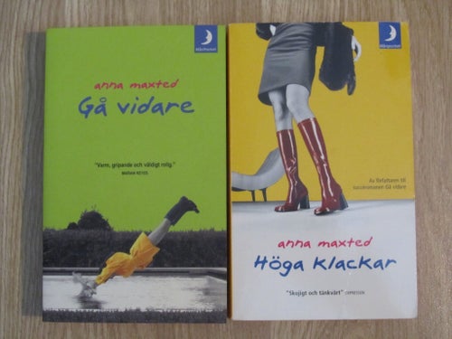 Anna Maxted: Gå vidare & Höga Klackar - Två Månpocket böcker