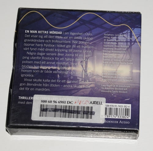 Kepler Lazarus Ljudbok 14 CD spännande bok
