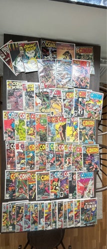 Serie tidningar Conan The Barbarian
