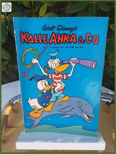 Kalle Anka & Co 1969 nr 7 serietidning Samlarobjekt VINTAGE 60-tal