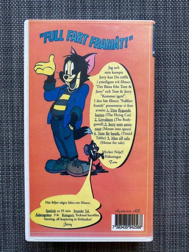 Tom & Jerry Magasinet - Full fart framåt - VHS