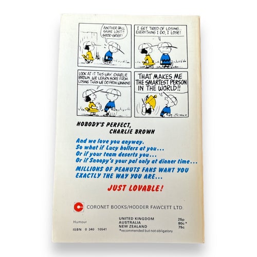 Nobody´s Perfect, Charlie Brown - Charles M.Schulz