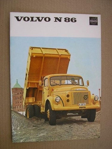 VOLVO Försäljningsbroschyr Lastbil N86 / N 86