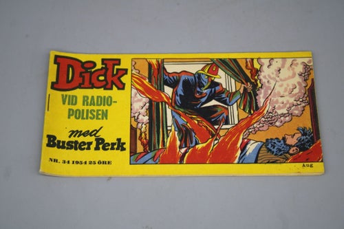 Dick vid radiopolisen Nr 34 1954