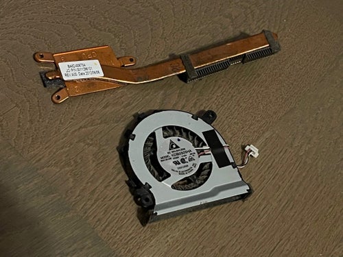 Samsung laptop fan och heatsink