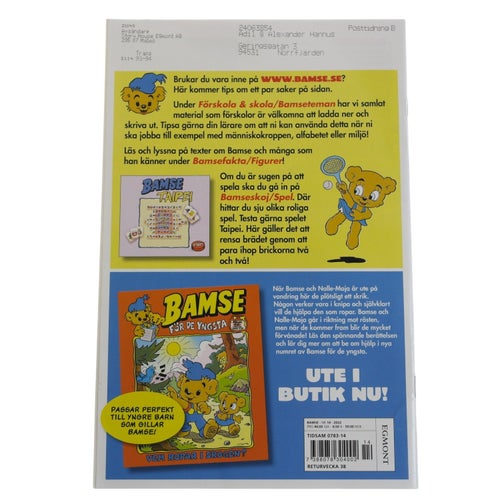 Bamse - 2022 - NR 14 - Vem är fri på frihetstiden?
