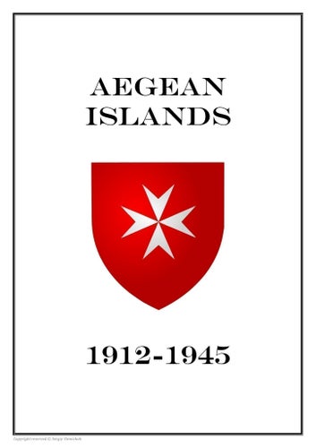 Italian Islands of the Aegean 1912-1945 PDF STAMP ALBUM PAGES INGA FRIMÄRKEN!!