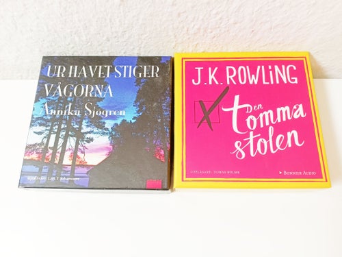 2st Ljudböcker Kvinnliga Författare 28CD Sjögren Rowling Den Tomma Stolen mfl