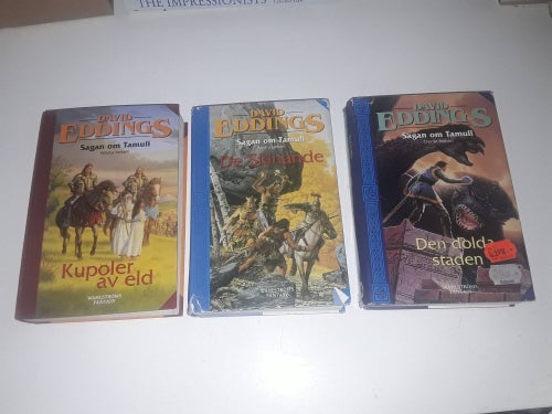David Eddings - Sagan om Tamuli del 1-3 komplett inbundna