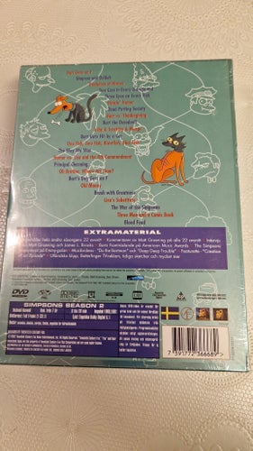 The Simpsons - Säsong 2 - DVD Collector's Edition-ny inplastad
