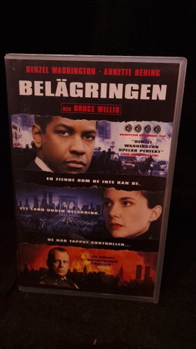 Belägringen (VHS) Denzel Washington - HYR/EX-Rental