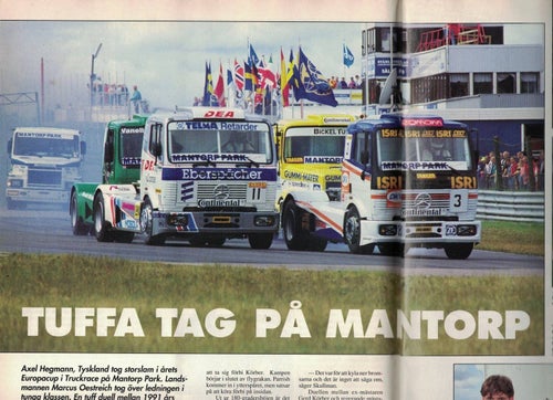 Trailer nr. 7 1993 OM lastbilsrace / Tävlingar även annan verksamhet