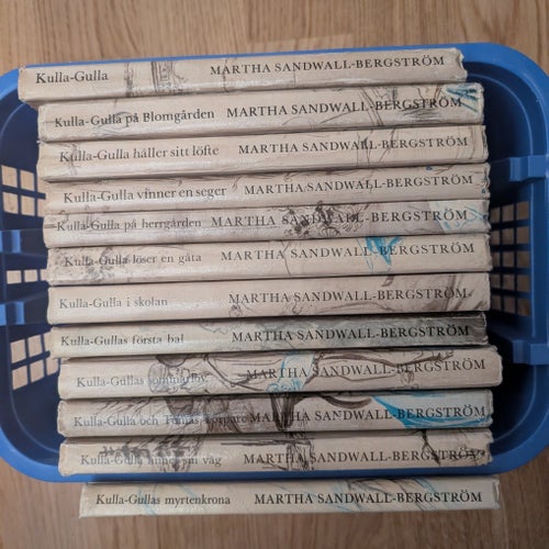 Kulla-Gulla av Martha Sandwall-Bergström - 12 böcker