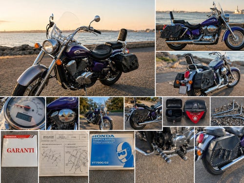 Honda Shadow 750 VT750C 1998 – låg mil, mycket tillbehör