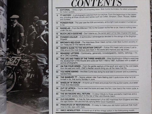 Classic MotorCycle jun. 1987