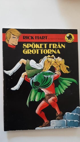 RICK HART 2 SPÖKET FRÅN GROTTORNA TRYCKT 1981 I FINT SKICK