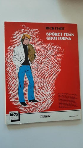 RICK HART 2 SPÖKET FRÅN GROTTORNA TRYCKT 1981 I FINT SKICK