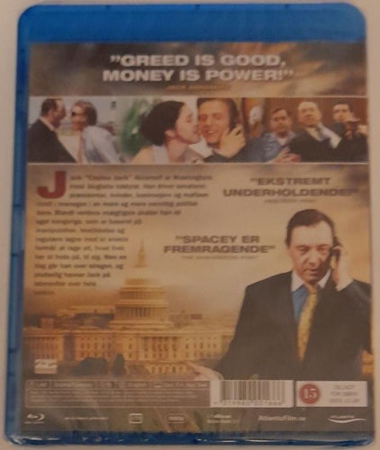 CASINO JACK Blu-ray / Kevin Spacey / Svensk Text / Ny Inplastad