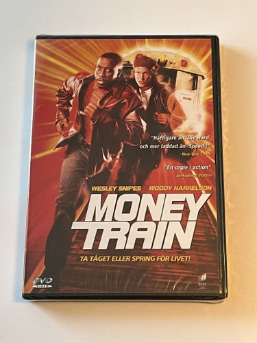 Money train (Wesley Snipes & Woody Harrelson, 1995). Inplastad DVD