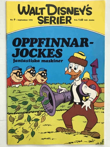 Walt Disney´s Serier - 1970:9 VF-