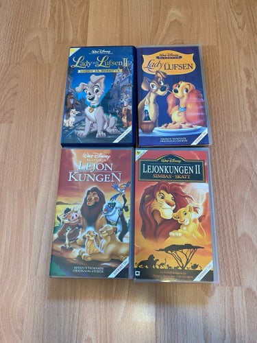 VHS-filmer, Lejonkungen & Lady och Luffsen