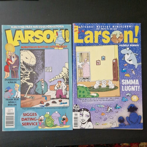 Larson! Nr 14 1998 och nr 5 2002