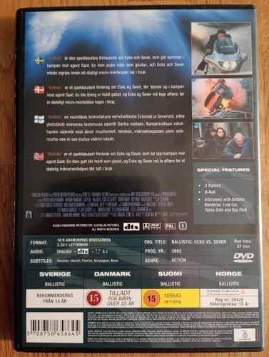 Ballistic DVD 2002