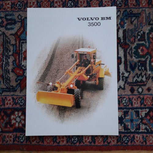 Broschyr Volvo BM Väghyvel 3500
